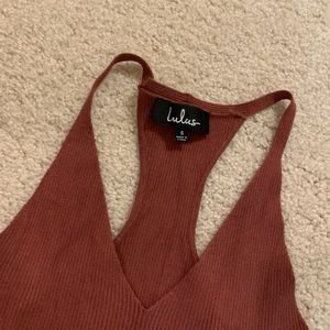 LULUS ribbed tank